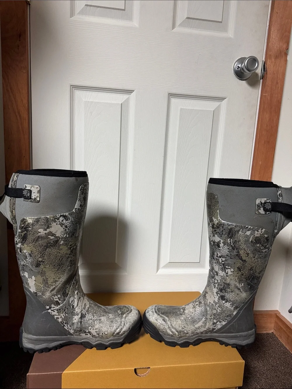 LaCrosse 18” Alpaburly Pro Sitka EVII Uninsulated Rubber Boots Size 10